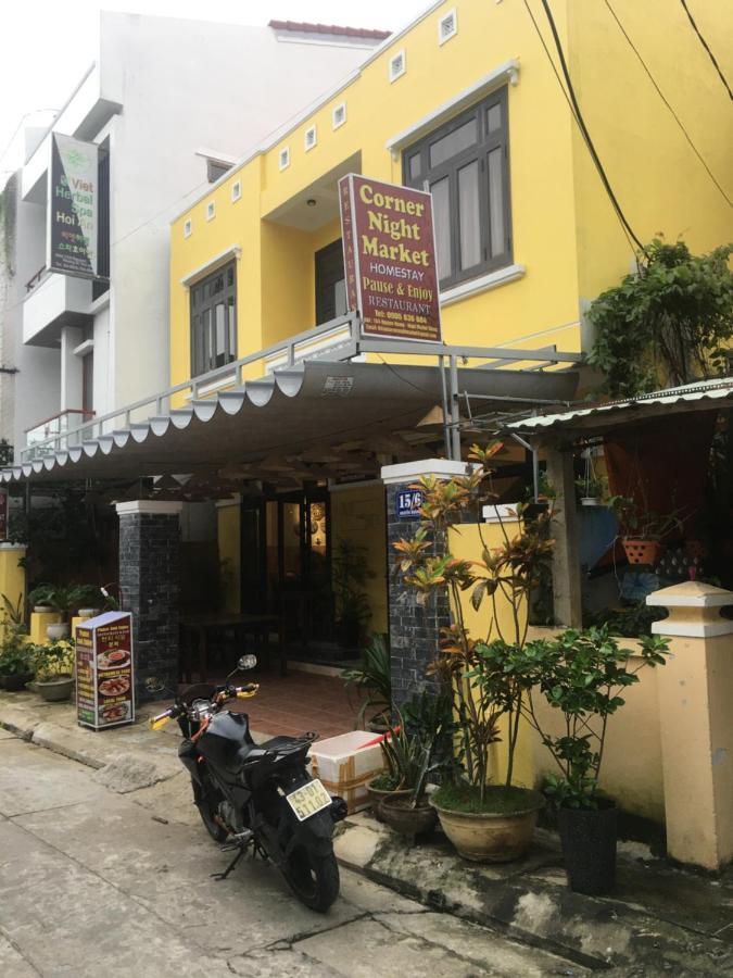 Corner Night Market Homestay Хоян Екстер'єр фото
